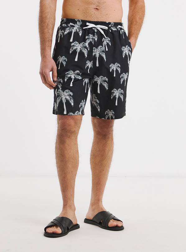 JACAMO Mono Palm Print Swim Shorts Long 42/44